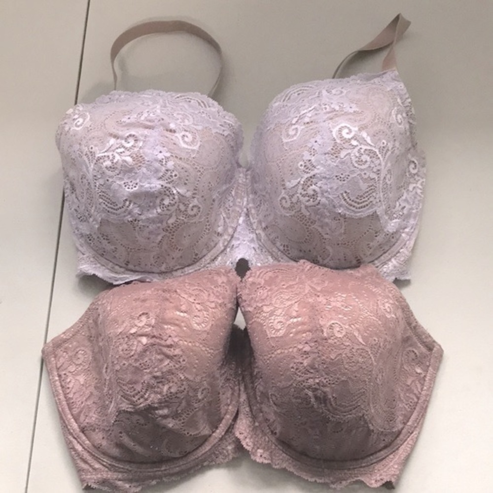 ThirdLove 24/7 Lace Balconette Bra size 36 G bundle of 2